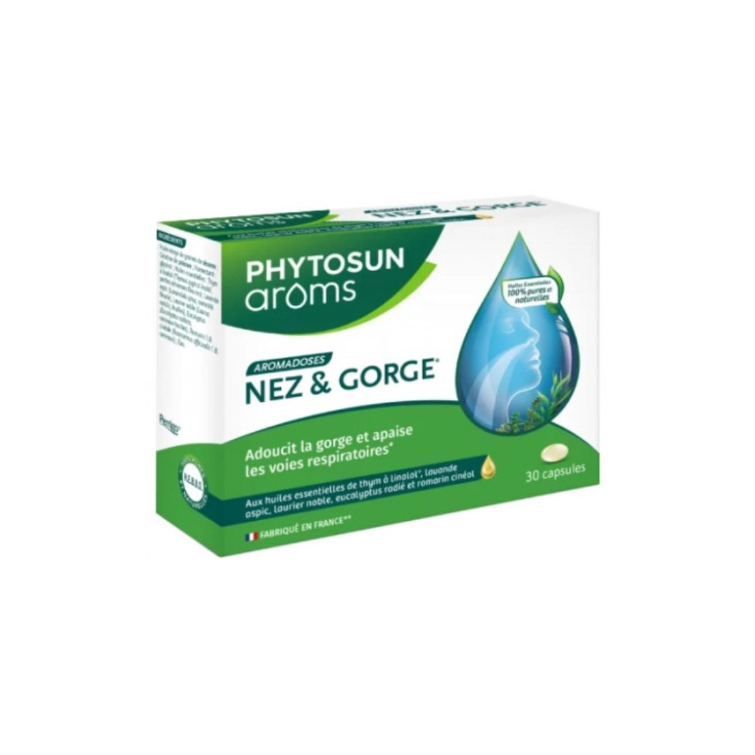 image Aromadoses nez et gorge 30 capsules