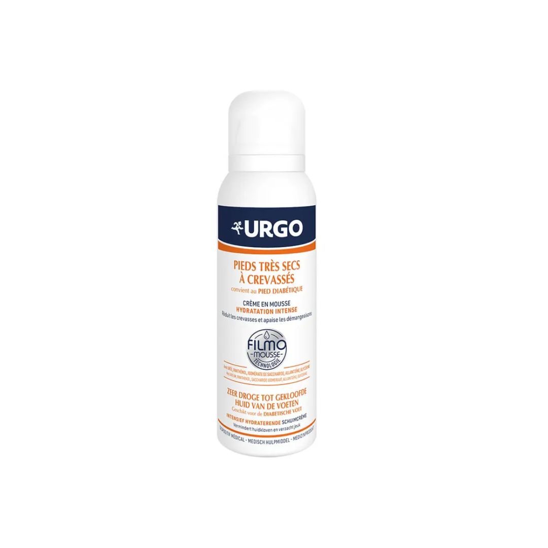 image Urgo – Crème en mousse pieds Très secs à crevassés – 125ml